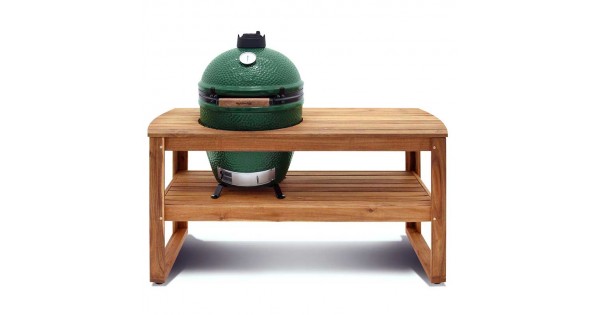 Big Green Egg Large Acacia Table Bundle